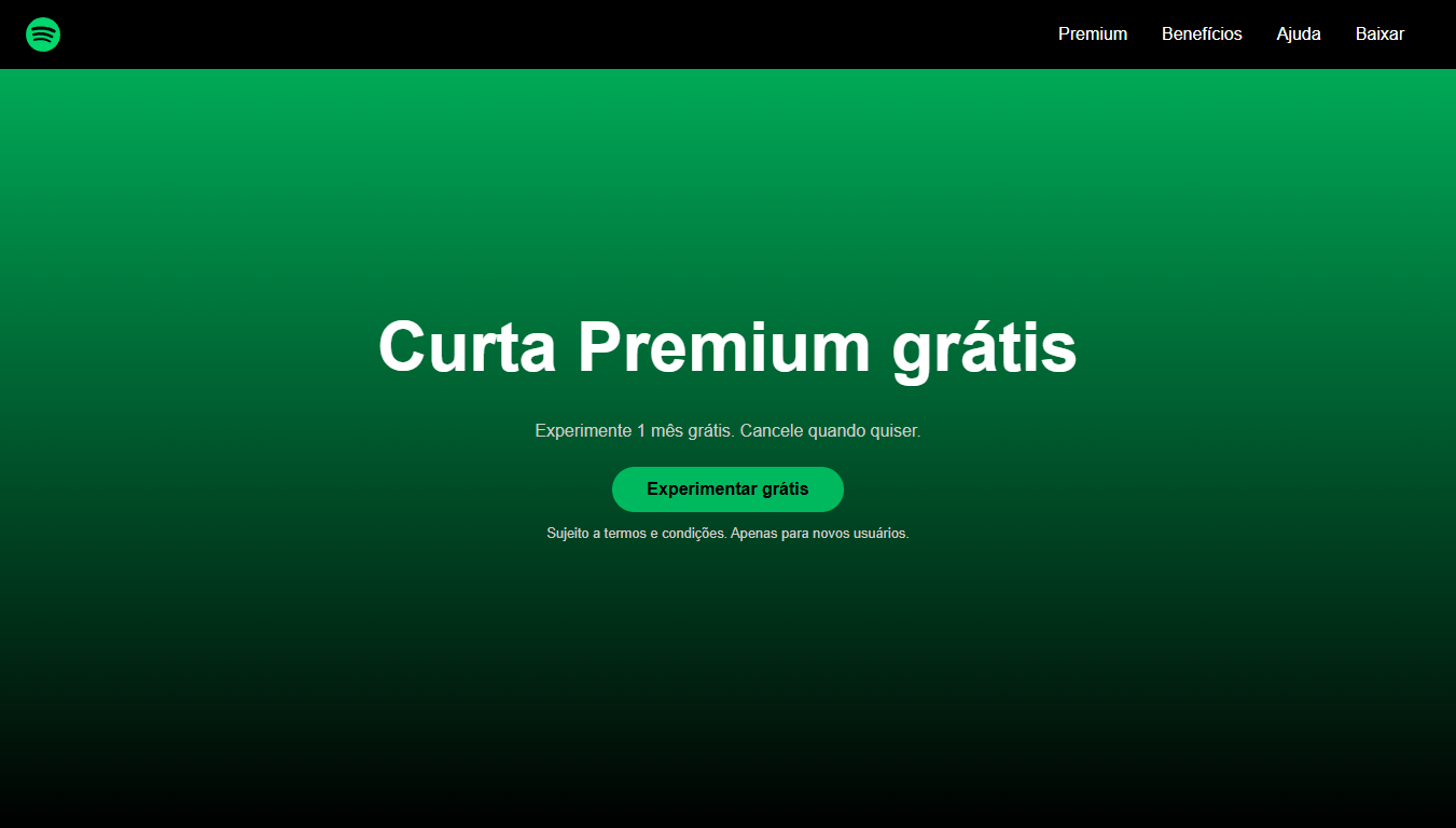 Imagem do Projeto Plano Spotify